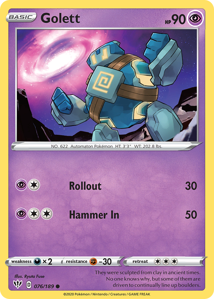 Golett (076/189) [Sword & Shield: Darkness Ablaze]
