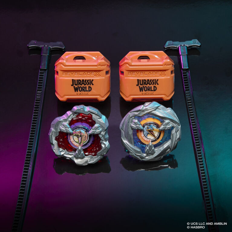 Beyblade X - Jurassic World Collab - Spinosaurus (Attack Type) / Quetzalcoatlus (Defense Type)