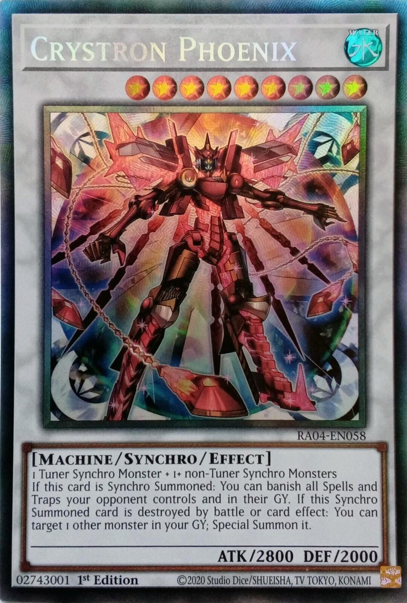 Crystron Phoenix [RA04-EN058] Collector's Rare
