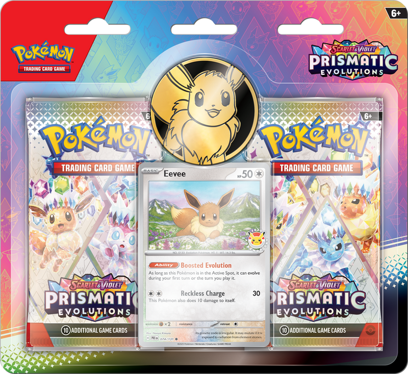 Scarlet & Violet - Prismatic Evolutions - 2 Pack Blister