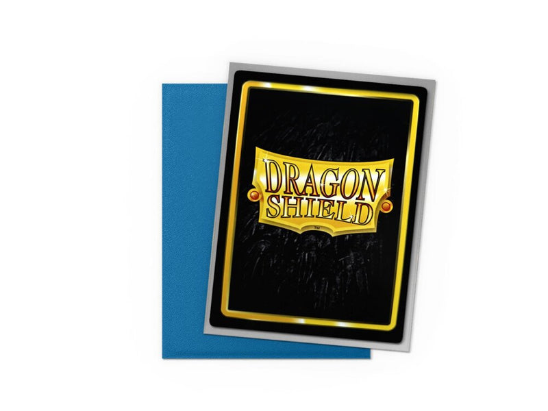 Dragon Shield - Standard Matte Dual Sleeves - Cobalt & Silver (100)