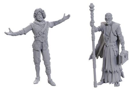 Dungeons & Dragons - Volo & Withers - Mini Figurine (Unpainted)