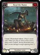 Read the Runes (Red) [U-ARC109] (Arcane Rising Unlimited)  Unlimited Rainbow Foil