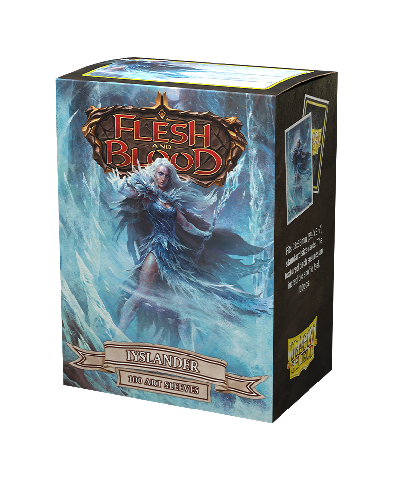 Dragon Shield - Standard Matte Flesh And Blood Art Sleeves - Iyslander (100)