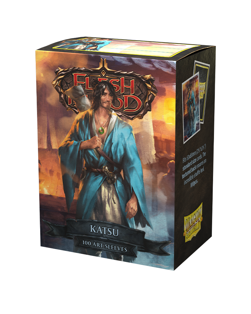 Dragon Shield - Standard Matte Flesh And Blood Art Sleeves - Katsu (100)