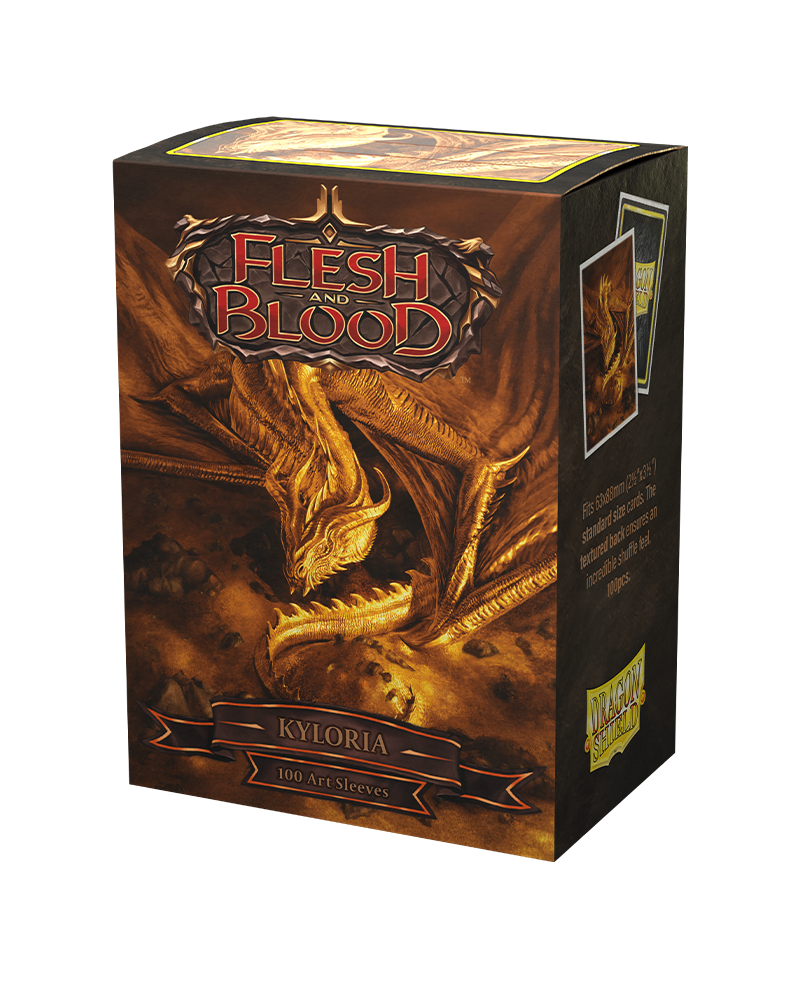 Dragon Shield - Standard Matte Flesh And Blood Art Sleeves - Kyloria (100)