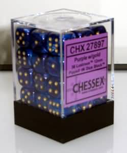 Dices (36D6) - Chessex Lustrous (Choose your Color)