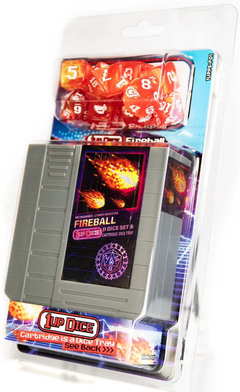 1UP-Dice - Fireball - Polyhedral Dice Set
