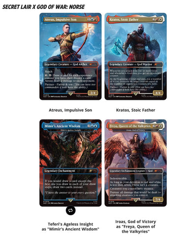 *Pre-Order* Magic The Gathering - Secret Lair: Drop Series - Playstation Super Drop - God Of War : Redemption (Non-Foil)