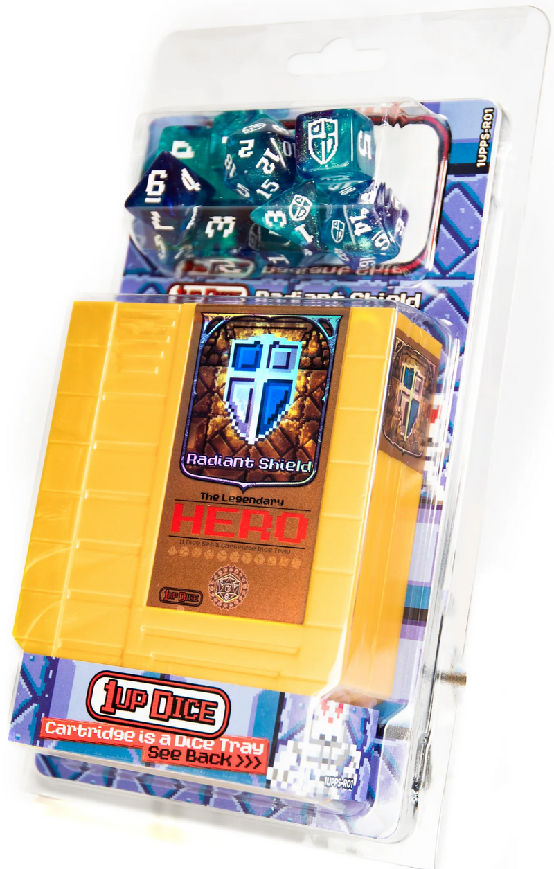 1UP-Dice - Radiant Shield - Polyhedral Dice Set
