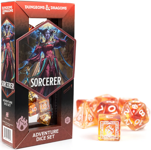 Dungeons & Dragons - Adventure Dice Sorcerer - Orange