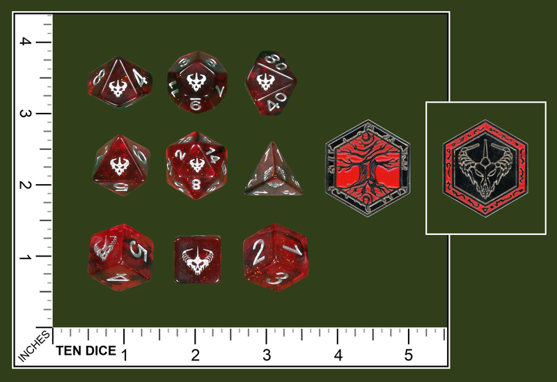 Mythic Elder Dice - Crown of the Night Mother - Interstellar